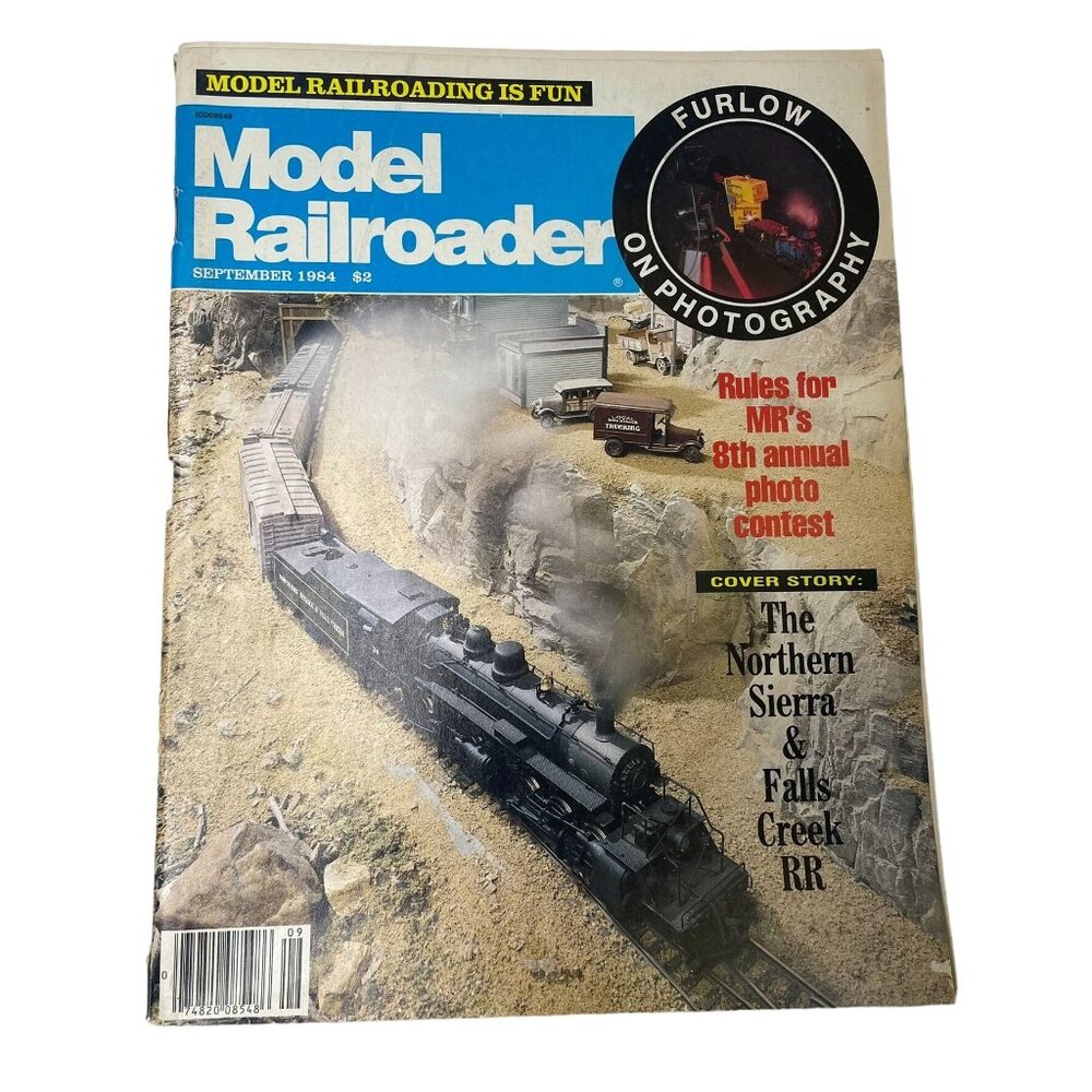 Model Railroader Magazine Back Issue u September 1984 Vol 51 No 9 Northern Sierr